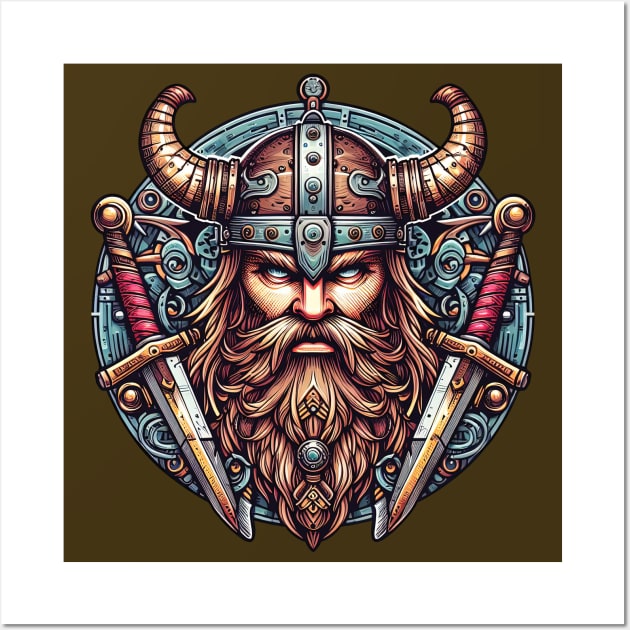 Viking S01 D98 Wall Art by Houerd